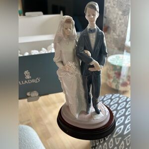 Lladro Mazel Tov Retired Bride and Groom Figurine